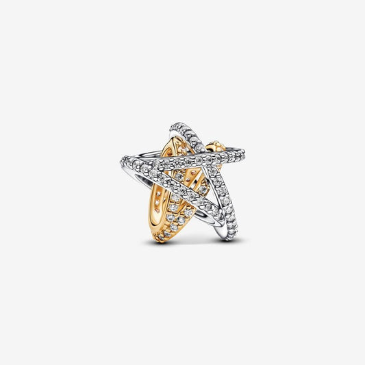 Openwork Star Charm Pavé Sparkle
