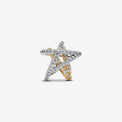 Openwork Star Charm Pavé Sparkle