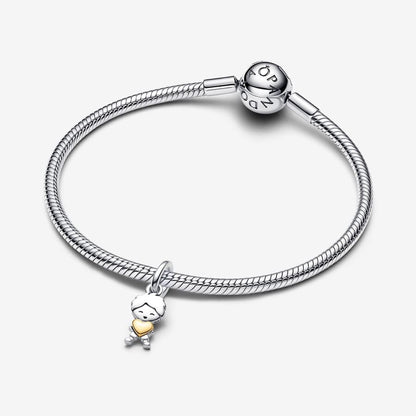 Father-Son Sterling Silver Charm