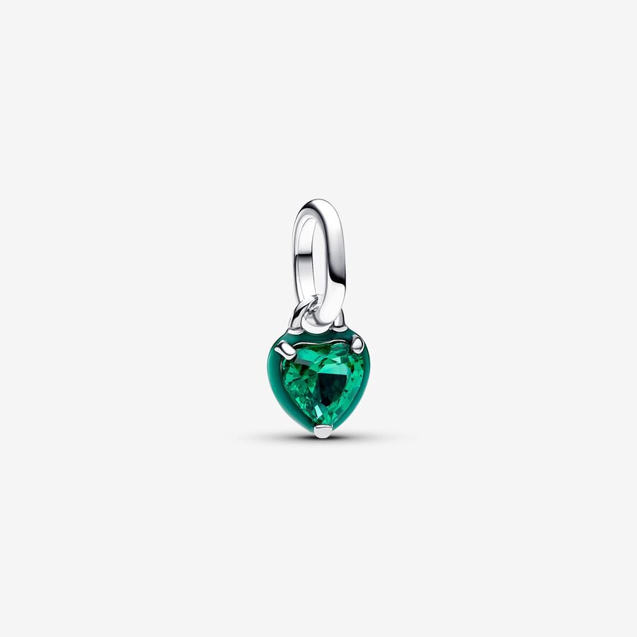 Green Chakra Heart Dangle Charm
