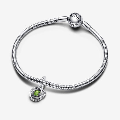Spring Green Infinity Charm