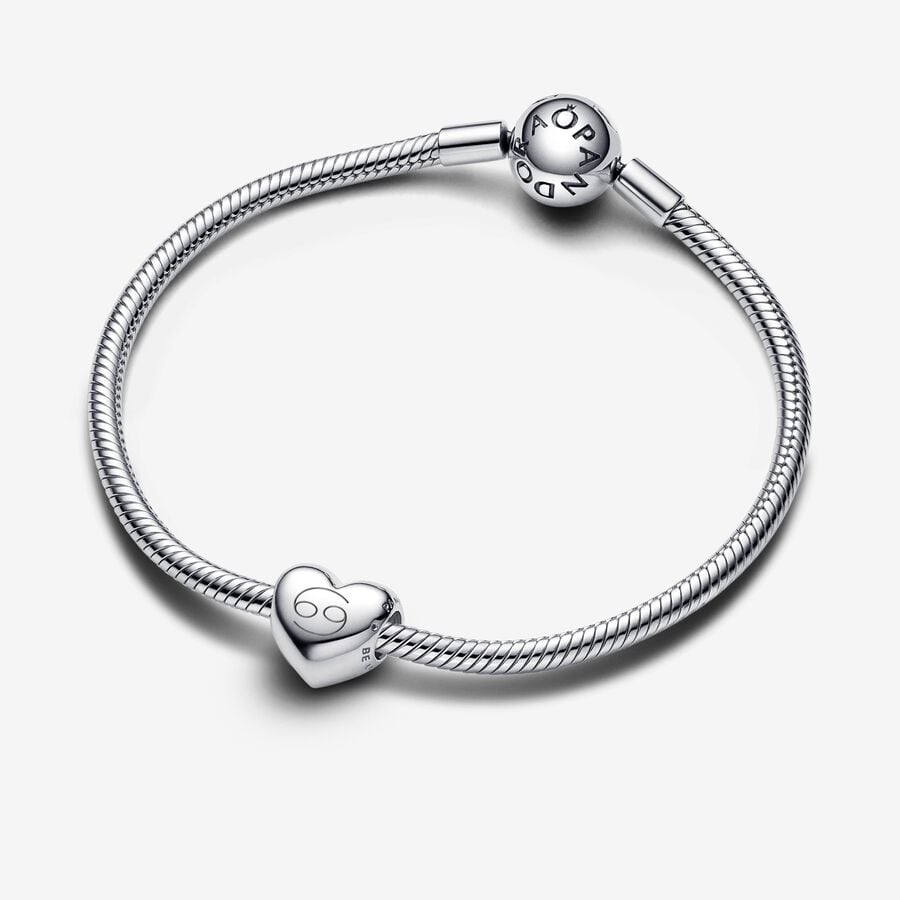 Engravable Sterling Silver Heart Charm