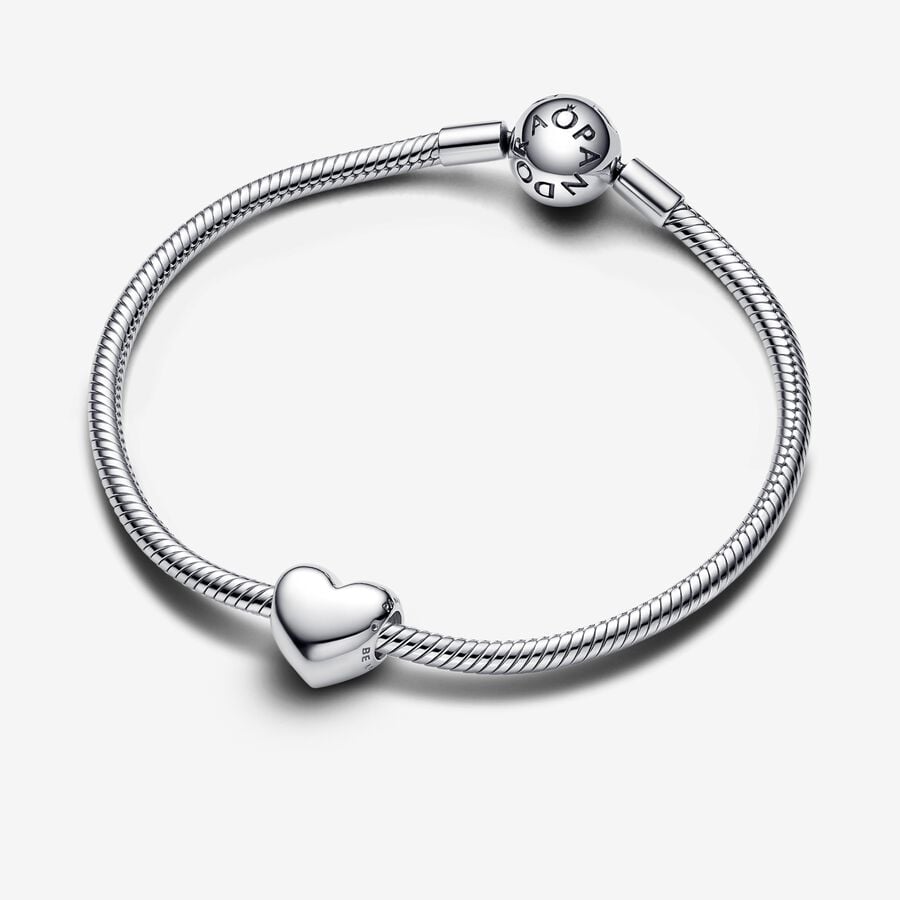 Engravable Sterling Silver Heart Charm