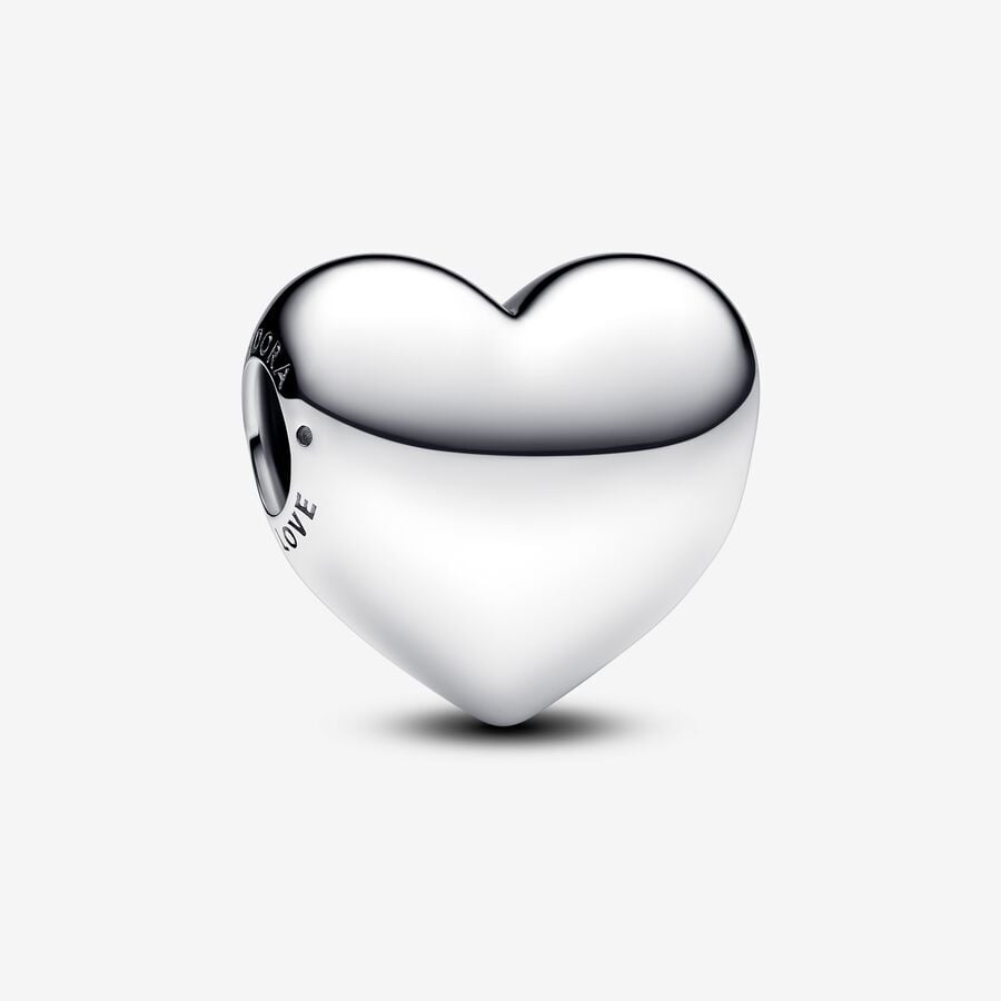 Engravable Sterling Silver Heart Charm