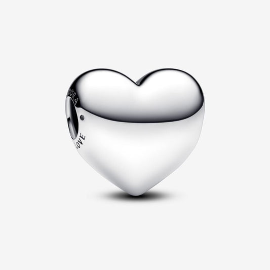 Engravable Sterling Silver Heart Charm