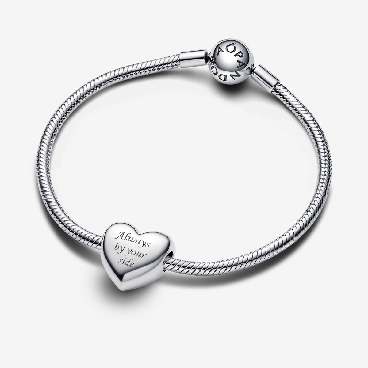 Engravable Sterling Silver Heart Charm