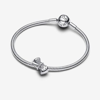 Dazzling Bow Dangle Charm