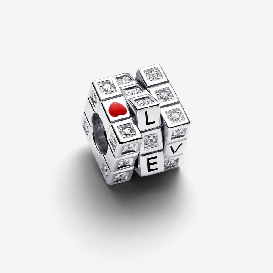 Sterling Silver Game of Love Charm