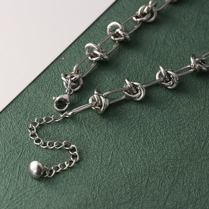 Unique Stainless Steel Cross Necklace with Innovative Shape