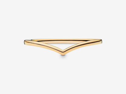 Polished Wishbone Ring