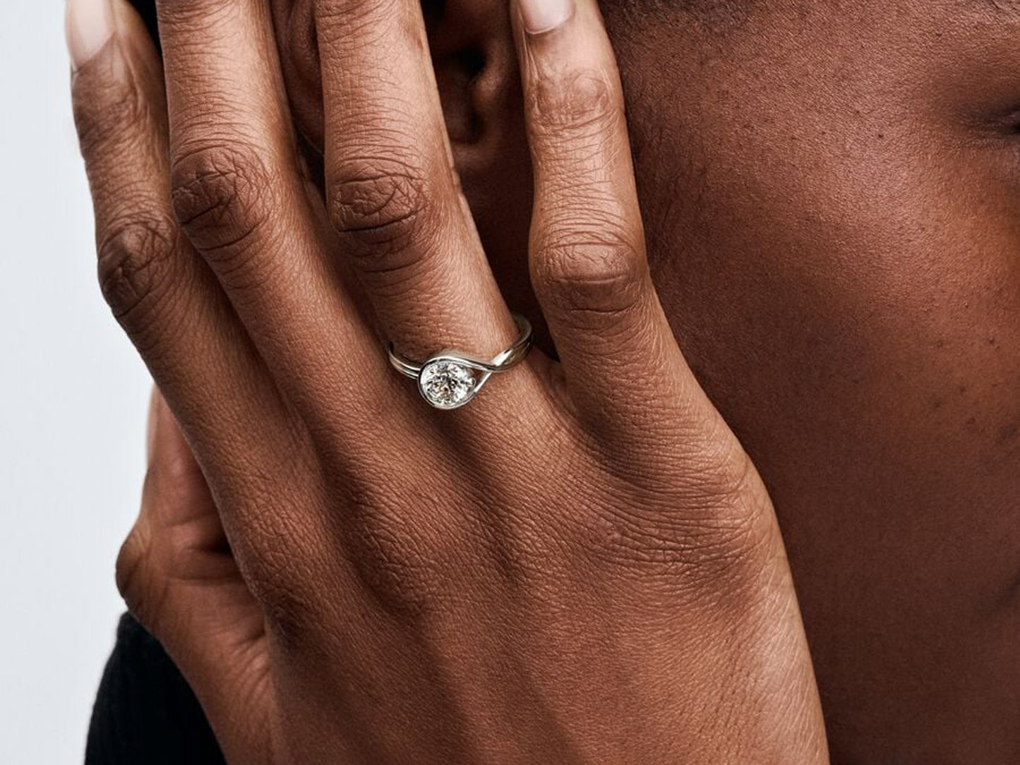 Lab-grown Diamond Ring 0.50 carat tw 14k White Gold