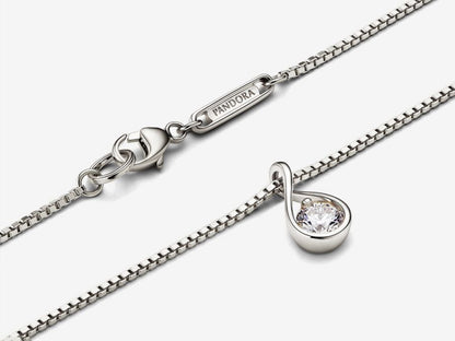 Lab-grown Diamond Pendant & Necklace 0.25 carat tw 14k White Gold