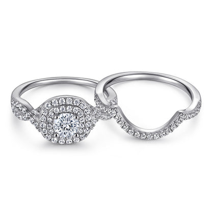 925 Sterling Silver 3-Piece Stackable Ring Set – Heart, Star & Dreamcatcher Bridal Jewelry