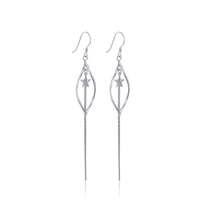 925 Sterling Silver Cactus Drop Earrings - 2.7g Instagrammable Botanical Dangle Earrings for Women