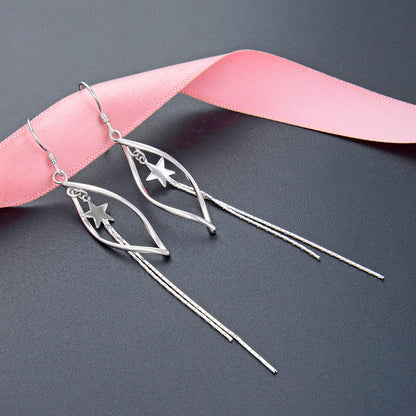 925 Sterling Silver Cactus Drop Earrings - 2.7g Instagrammable Botanical Dangle Earrings for Women