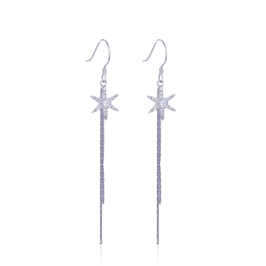 925 Sterling Silver Cactus Earrings - Bohemian Exotic Plant Dangle Ear Hooks for Women
