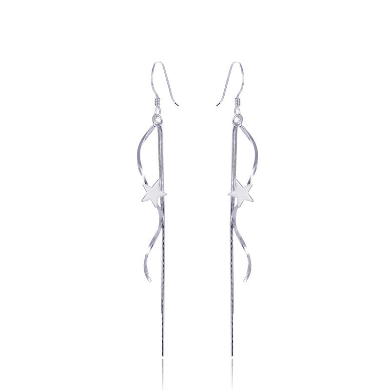 925 Sterling Silver Cartoon Hook Earrings - 2.1g Playful Dangle Earrings for Women