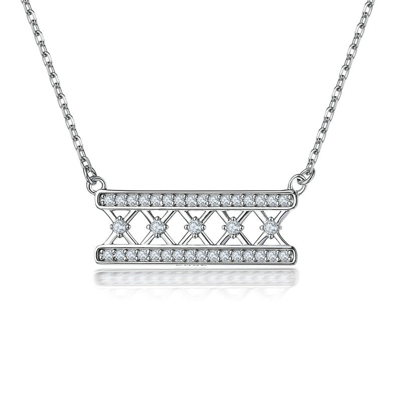 925 Sterling Silver Dreamcatcher Crown Pendant Necklace - Bohemian Elegance Collarbone Chain