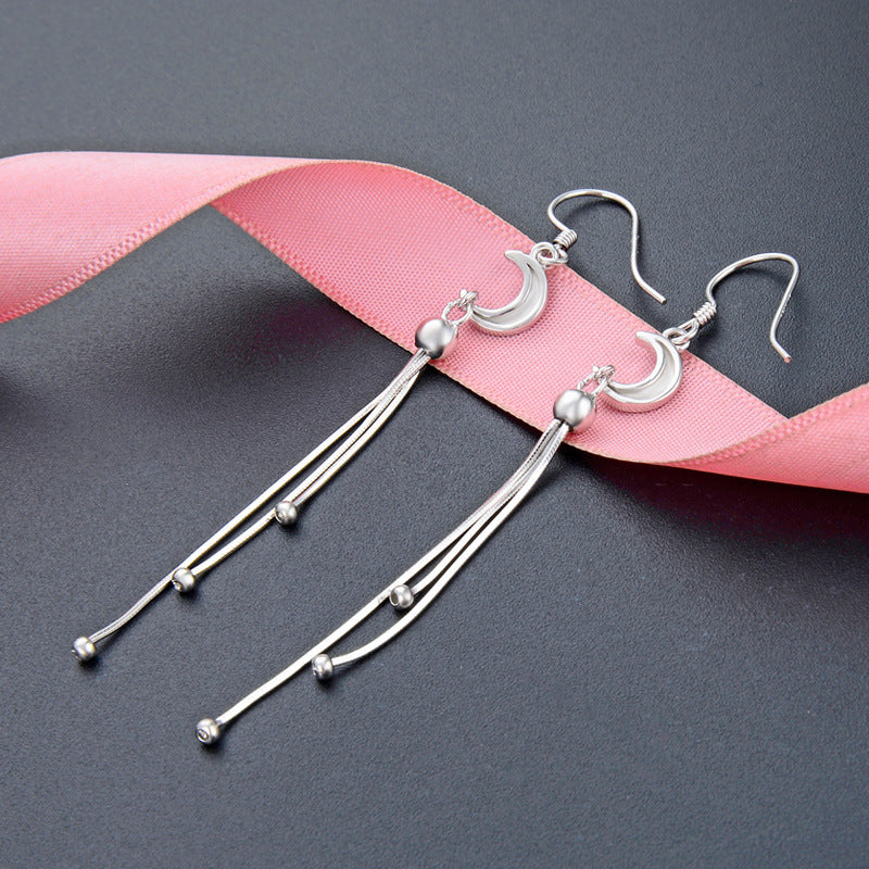 925 Sterling Silver Elegant Hoop Earrings - 2.7g Classic Office Lady Style for Professional Women