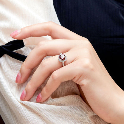 925 Sterling Silver Gemstone Ring Collection – Opal, Emerald, Ruby & Sapphire Statement Jewelry