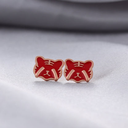 925 Sterling Silver Geometric Stud Earrings - Electroplated Korean Style Minimalist Earrings with Plastic Stoppers