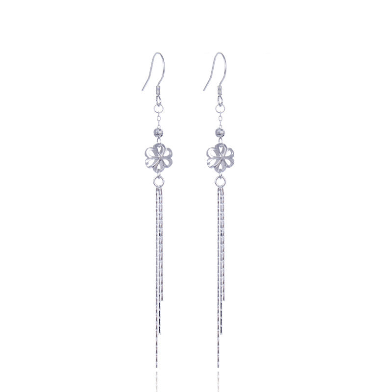 925 Sterling Silver Hexagon Hook Earrings - 2.8g Sweet Geometric Earrings for Women