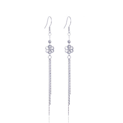 925 Sterling Silver Hexagon Hook Earrings - 2.8g Sweet Geometric Earrings for Women