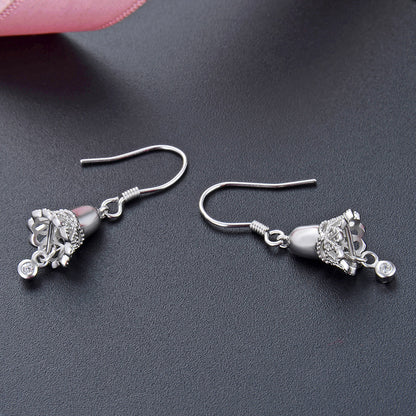 925 Sterling Silver Hoop Earrings - 2.5g Natural Style Everyday Earrings for Women, Office to Casual Wear