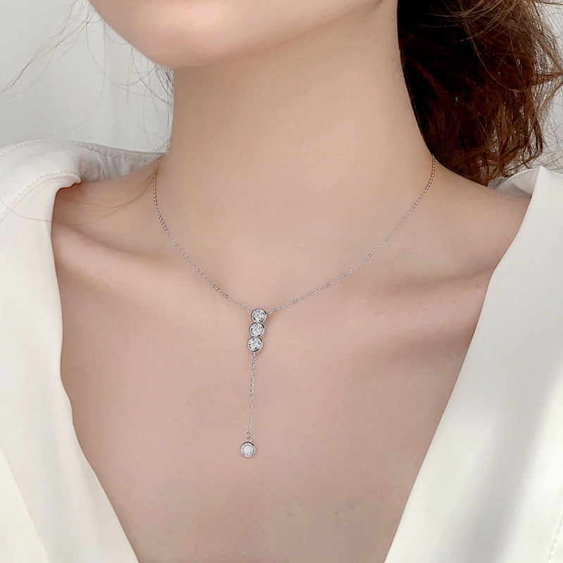 925 Sterling Silver Layered Heart Pendant Necklace Women's Fashion Jewelry Available in Large and Small Sizes