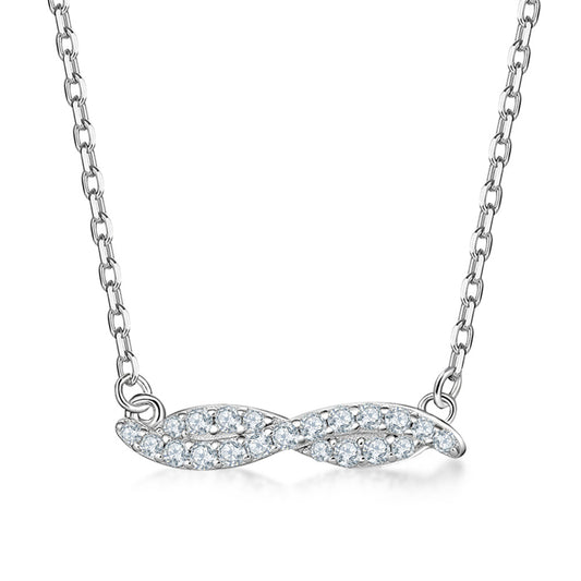 925 Sterling Silver Leaf Pendant Necklace - Nature-Inspired Botanical Jewelry