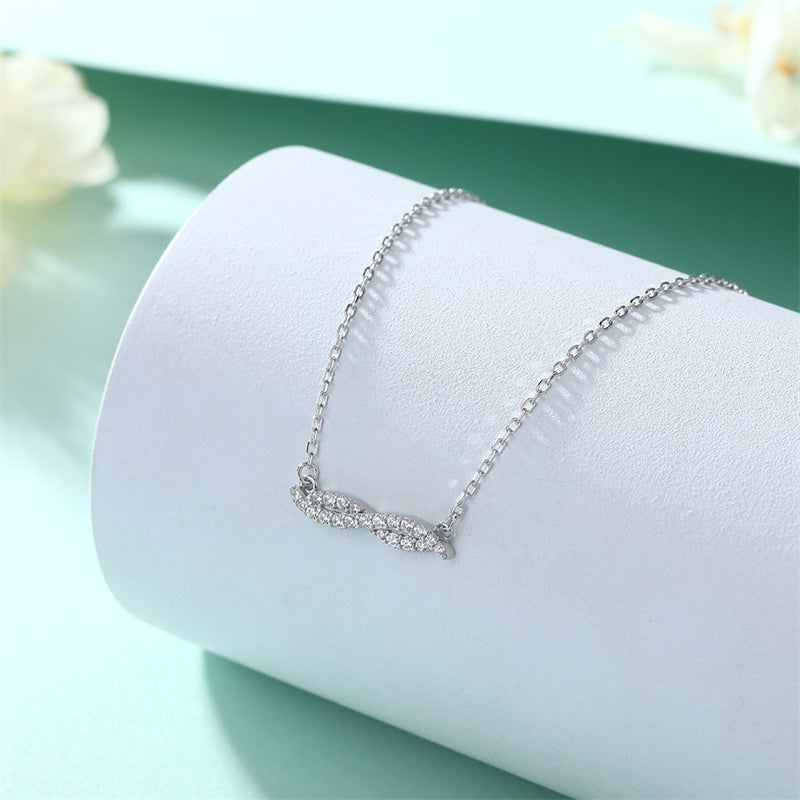 925 Sterling Silver Leaf Pendant Necklace - Nature-Inspired Botanical Jewelry