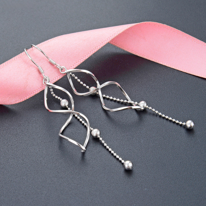 925 Sterling Silver Light Luxury Hook Earrings - 2.5g Minimalist Dangle Earrings for Women