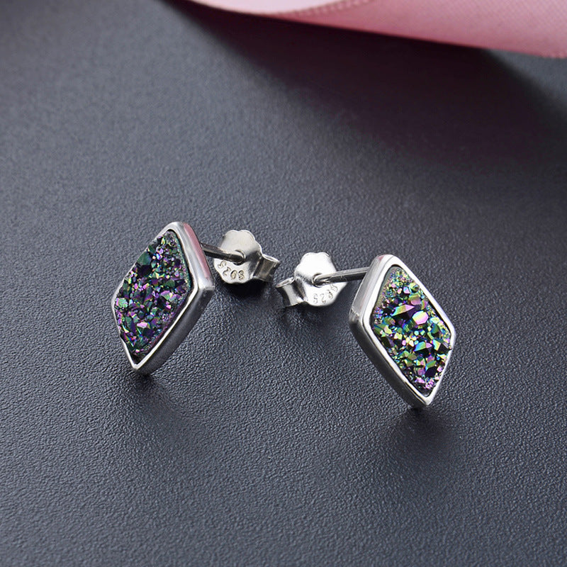 925 Sterling Silver Minimalist Fortune Toad Stud Earrings - 1.2g Polished Chinese Style with Plastic Backs