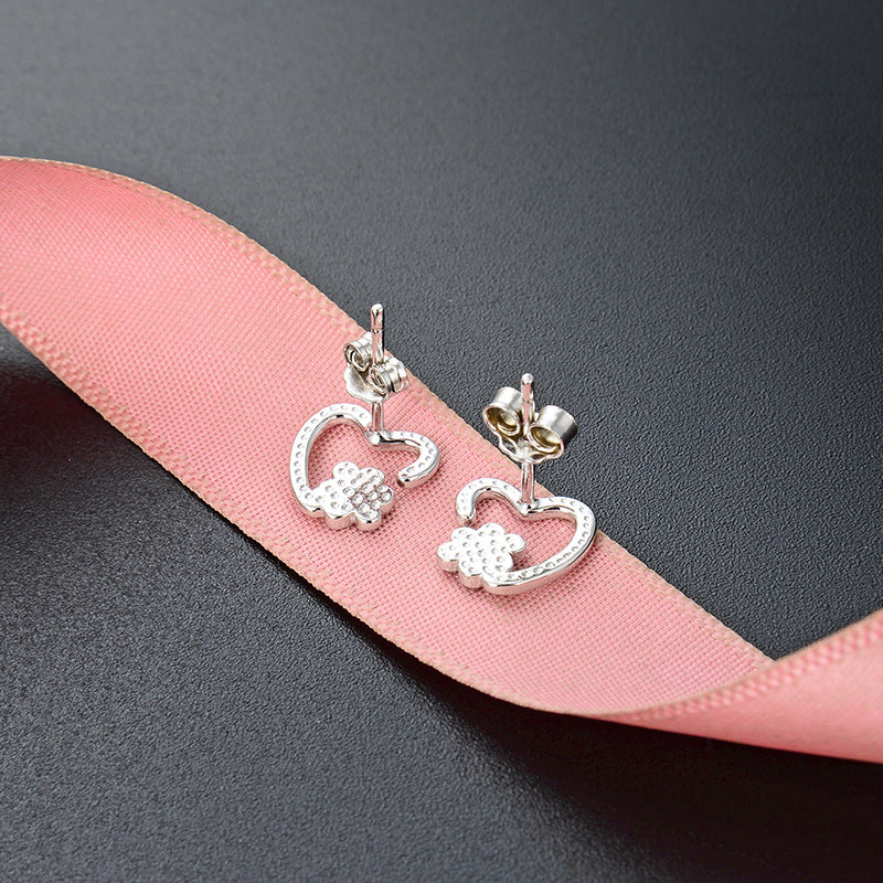 925 Sterling Silver Modern Chinese Ear Cuffs - Non-Piercing Clip-On Earrings for Women