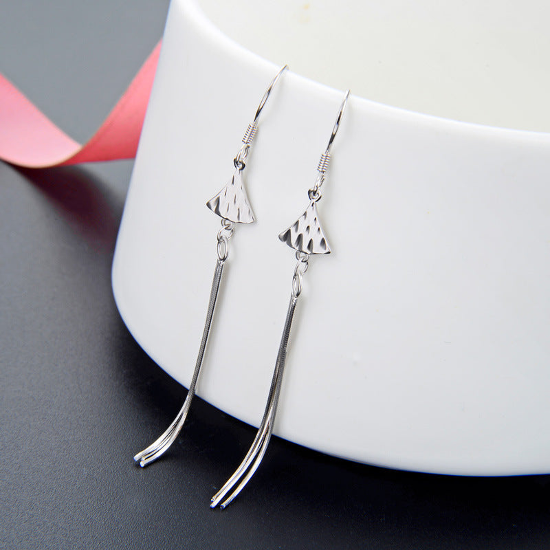 925 Sterling Silver Persimmon Earrings - Korean Style Fruit Design Dangle Earrings from Mantiny Collection