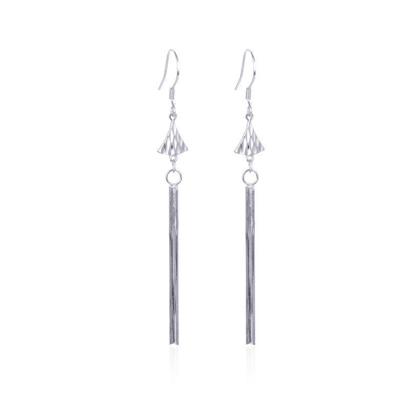 925 Sterling Silver Persimmon Earrings - Korean Style Fruit Design Dangle Earrings from Mantiny Collection