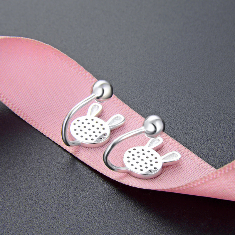 925 Sterling Silver Plated Chinese Style Ear Cuffs - Non-Piercing Clip-On Earrings for Women