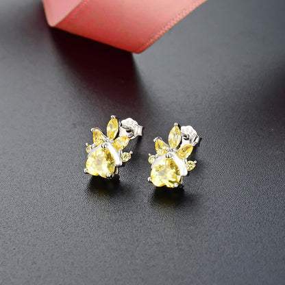 925 Sterling Silver Plated Geometric Drop Earrings - Korean Style Modern Dangle Earrings for Women