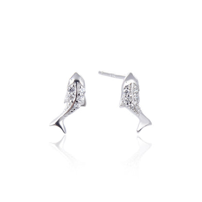 925 Sterling Silver Plated Minimalist Stud Earrings - 0.8g Ins Style Earrings with Plastic Backs, Simple & Trendy