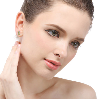 925 Sterling Silver Polished Stud Earrings - 1.2g Instagrammable Minimalist Earrings with Plastic Backs