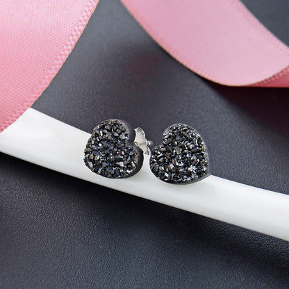 925 Sterling Silver Polished Tree Motif Stud Earrings - 0.5g Light Luxury Botanical Earrings with Plastic Backs
