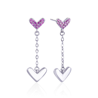 925 Sterling Silver Ruyi Hoop Earrings - 1.7g Light Luxury Chinese Style Earrings with Plastic Backs