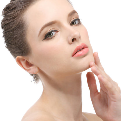 925 Sterling Silver Ruyi Hoop Earrings - 2.8g Light Luxury Chinese Style Earrings for Women