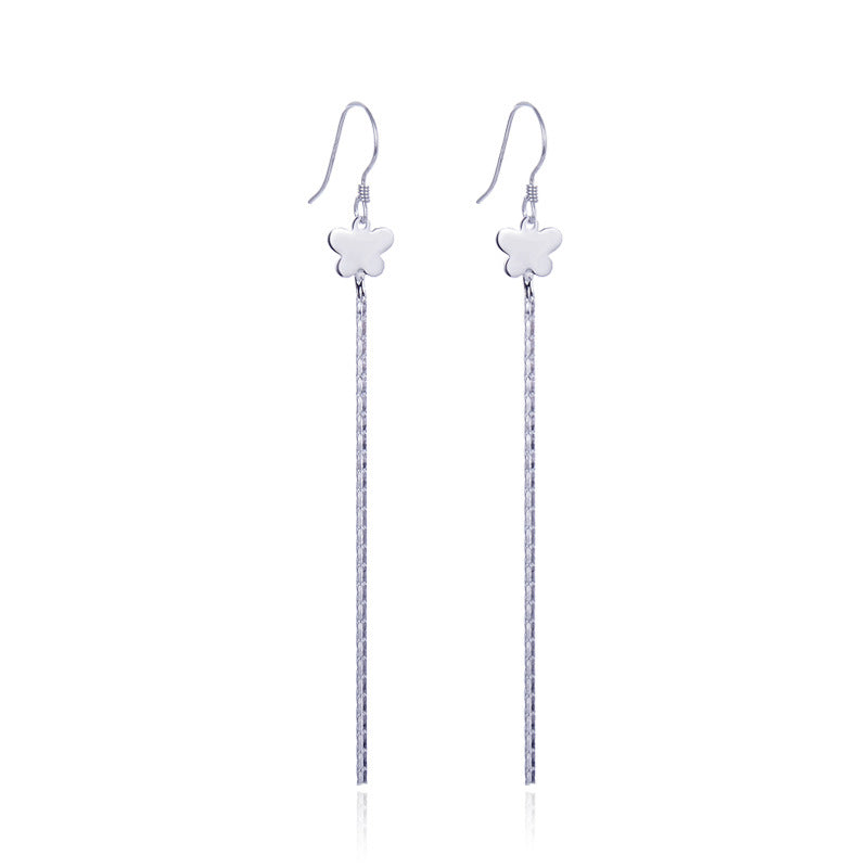 925 Sterling Silver Ruyi Symbol Earrings - 1.5g Minimalist Chinese Style Earrings for Women, Natural & Elegant
