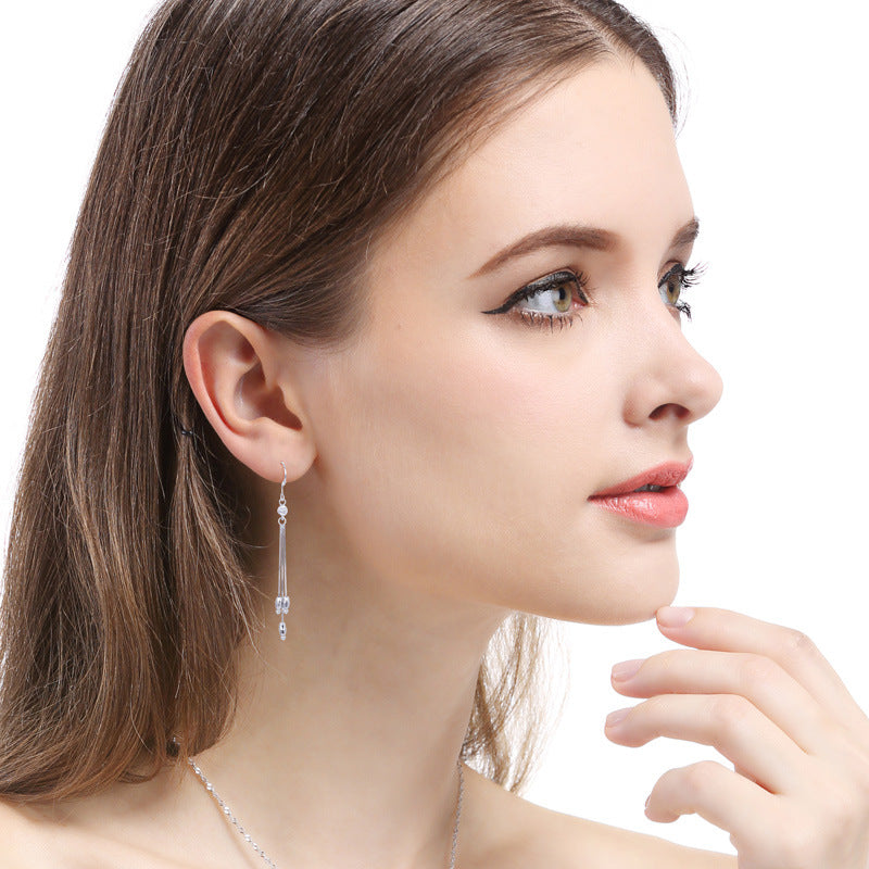 925 Sterling Silver Shell Earrings - 2.6g Ethnic Style Hoop Earrings with Natural Seashell Accents