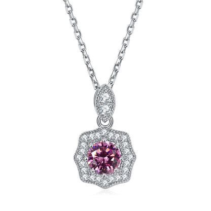 925 Sterling Silver Star Pendant Necklace - Personalized Birthstone Jewelry