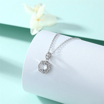 925 Sterling Silver Star Pendant Necklace - Personalized Birthstone Jewelry