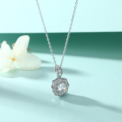 925 Sterling Silver Star Pendant Necklace - Personalized Birthstone Jewelry