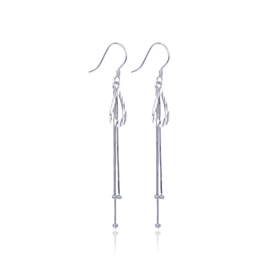 925 Sterling Silver Swastika Hoop Earrings - 1.8g Buddhist Inspired Ethnic Earrings for Women
