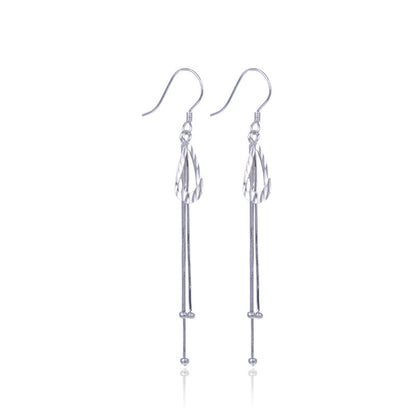 925 Sterling Silver Swastika Hoop Earrings - 1.8g Buddhist Inspired Ethnic Earrings for Women